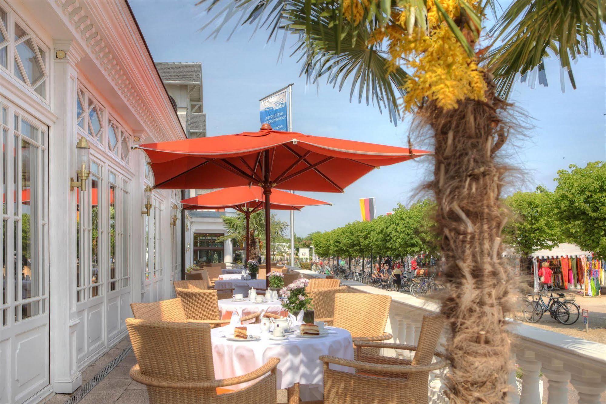 Seetelhotel Ahlbecker Hof Heringsdorf Dış mekan fotoğraf Restaurant